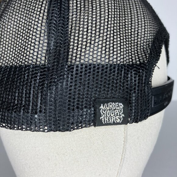 Liquid Death Black Snapback Adjustable Hat Cap - Picture 6 of 9